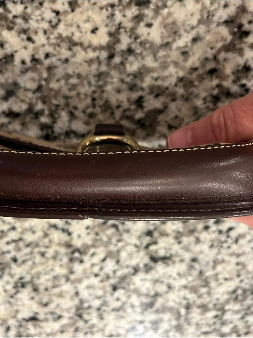Dooney & Bourke Tan/Brown Signature Canvas Wristlet